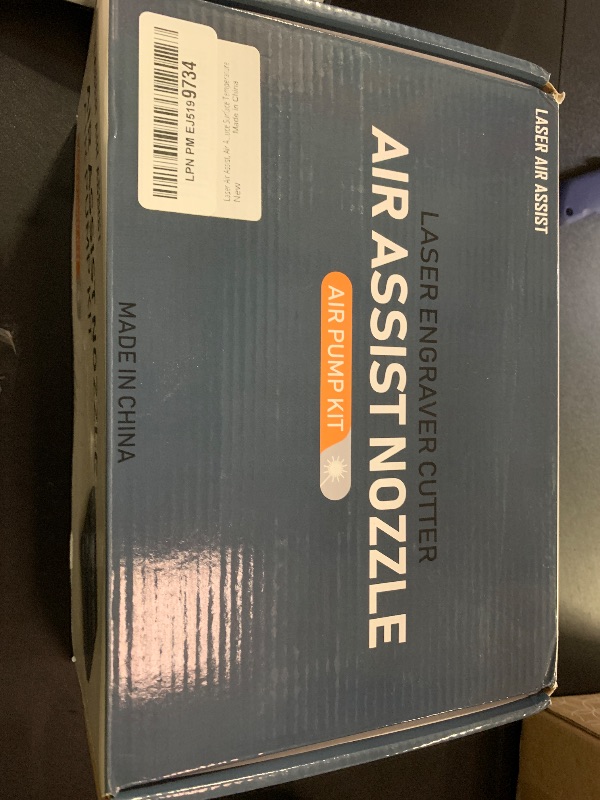 Photo 1 of Laser Air Assist, Air Assist Pump with Adjustable 30L/min Airflow for ORTUR Laser Engravers and 99% Laser Cutters in The Market, Remove Smoke and Dust, Protect Laser Lens, Reduce Surface Temperature