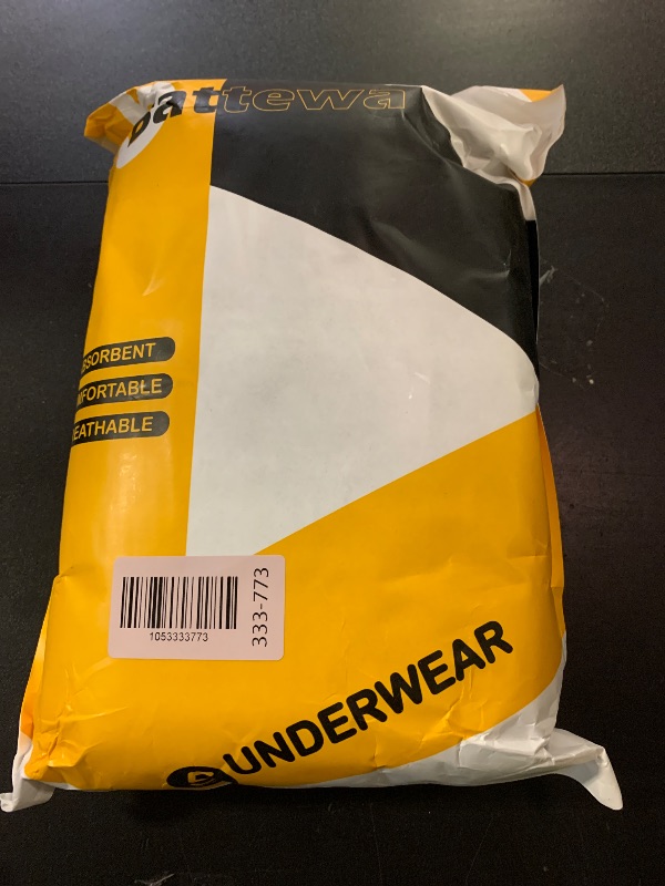 Photo 1 of BATTEWA Incontinence Underwear for Men Cotton Leak Proof Boxer Briefs Absorbent Postoperative Bladder Control Adults Panties 50mL Black (6X-Large, 5 Pack)