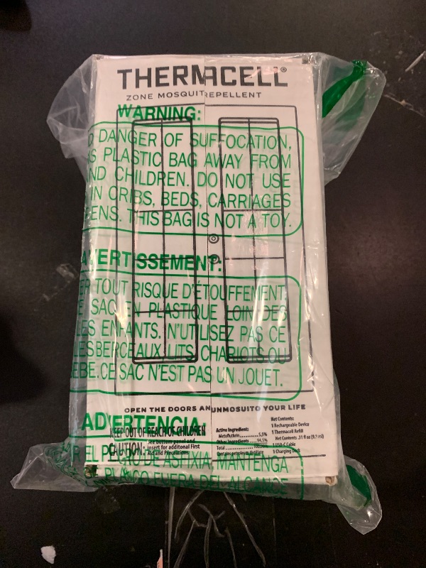 Photo 1 of Thermacell Mosquito Repellent E-Series Rechargeable Repeller; Patio Shield 20’ Mosquito Protection Zone; Includes 36-Hr Repellent Refill; No Flame or Scent; Bug Spray and Bug Zapper Alternative