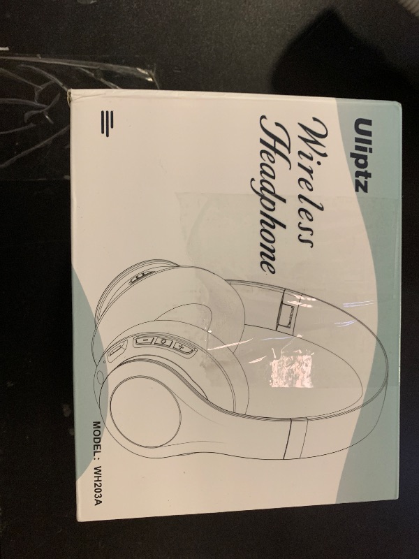 Photo 1 of Uliptz Wireless Bluetooth Headphones, 65H Playtime, 6 EQ Sound Modes, HiFi Stereo Over Ear Headphone with Microphone, Foldable Lightweight Bluetooth 5.3 Headphones (Silver)
