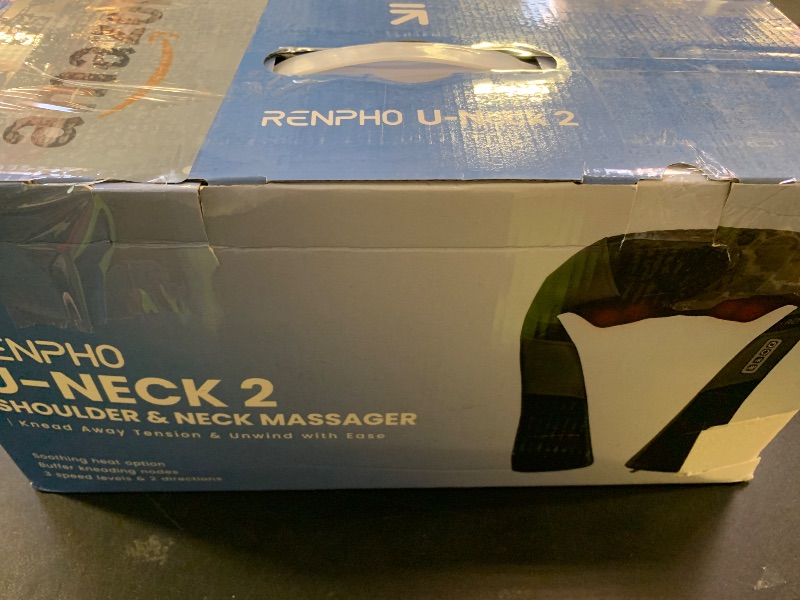 Photo 1 of RENPHO Neck and Shoulder Massager with Heat [2025 Upgraded], Shiatsu Cervical and Back Massager, 3D Electric Deep Tissue Massage, True Relaxation for Neck and Shoulders, Birthday Gifts for Men