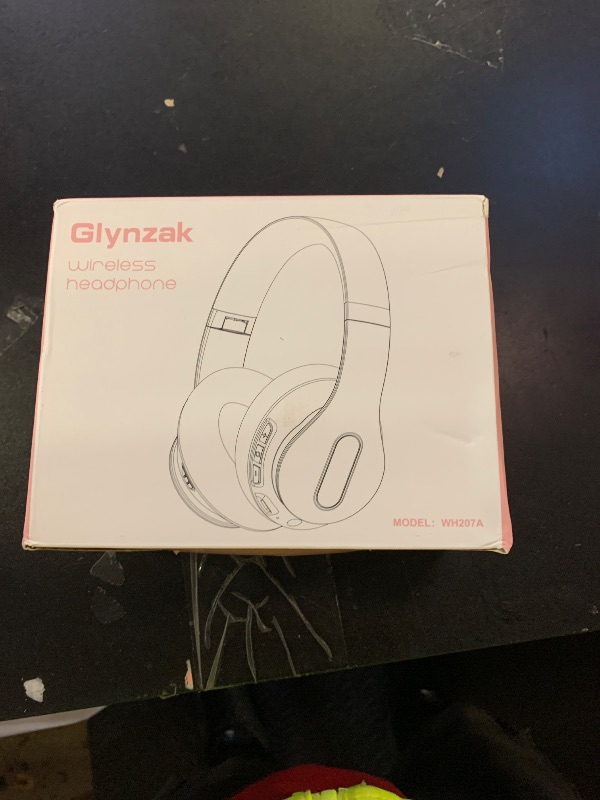 Photo 1 of Glynzak Wireless Bluetooth Headphones Over Ear 65H Playtime HiFi Stereo Headset with Microphone and 6EQ Modes Foldable Bluetooth V5.3 Headphones for Travel Smartphone Computer Laptop