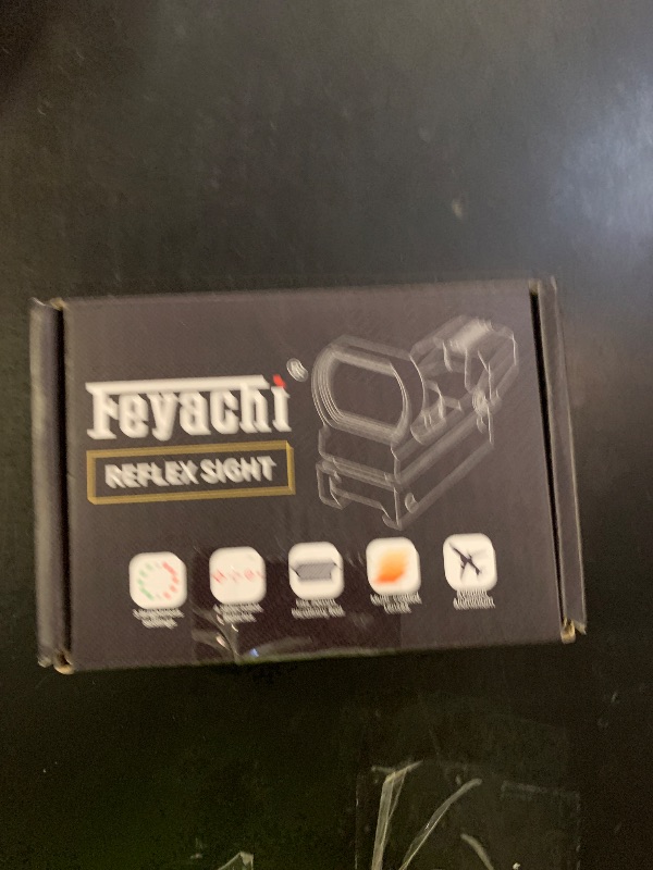 Photo 1 of Feyachi Reflex Sight - Adjustable Reticle (4 Styles) Both Red and Green in One Red Dot Sight