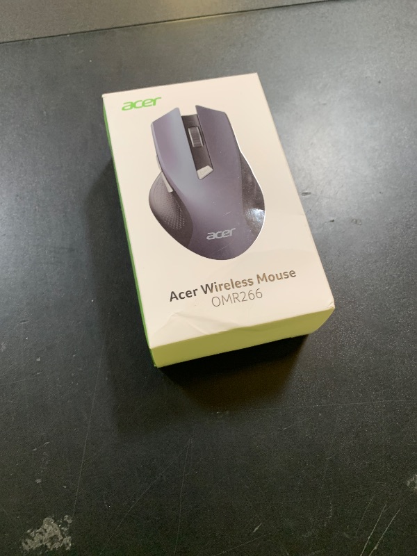 Photo 1 of acer Wireless Mouse for Laptop, 2.4GHz Computer Mouse 3 Adjustable DPI Office Cordless USB Mice with USBA Receiver, 6 Buttons, 1600 DPI, Medium to Large Sized Hands Compatible with PC, Laptop, Desktop