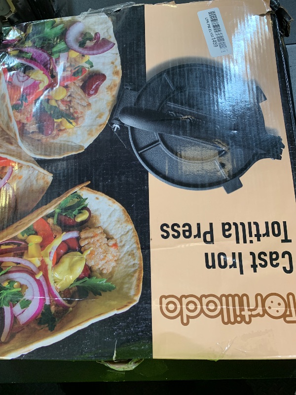 Photo 1 of Tortillada – Premium Tortilla Press Cast Iron with Recipes E-Book (12 Inch)