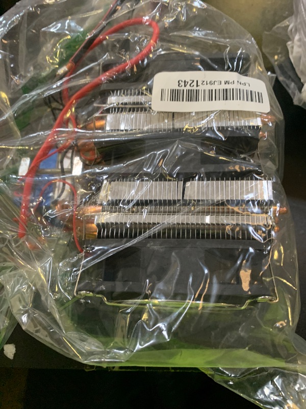 Photo 1 of Eujgoov DC 12V Thermoelectric Cooler Peltier System Semiconductor Refrigeration DIY Water Cooling System Cooler Device with Fan for Fish (180W for 40L)