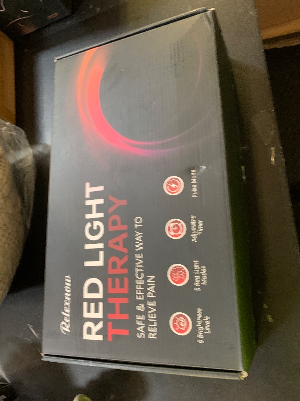 Photo 1 of RELEXNOW Red Light Therapy for Foot, Near Infrared Light Therapy Shoe with Timer, 3-in-1 Chips & 99 Red Light Feet Therapy Wrap for Feet Ankle Heel Joint Comfort