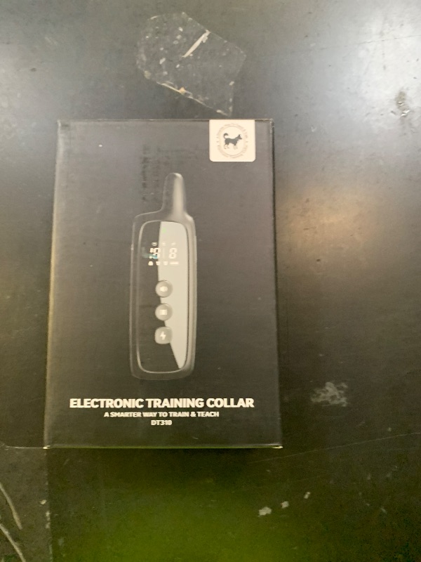 Photo 1 of Dog Training Collar, Adjustable Length Dog Collar, Suitable for Dogs Weighing 8 to 120 Pounds, with Remote Control, Remote Control Range of 2600 Feet, IP67 Waterproof and Stain-Resistant