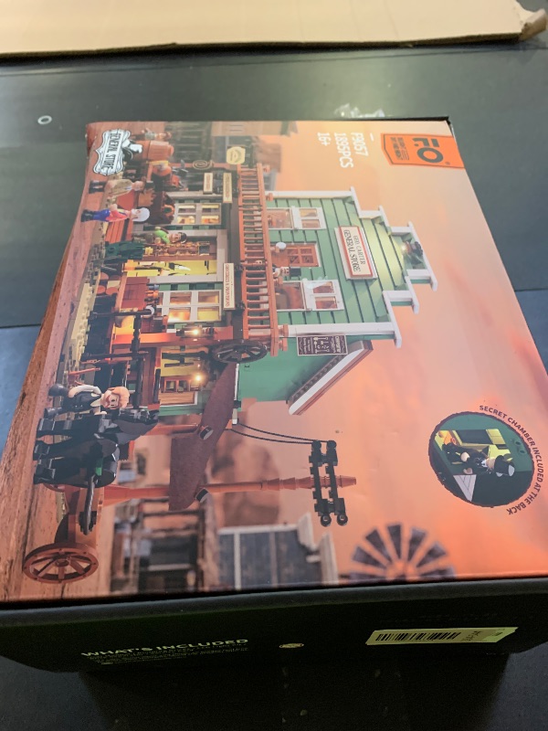 Photo 1 of FUNWHOLE Western General Store Lighting Building-Bricks Set - 1895 Pcs The Old West Town Collection Display Set for Adults and West Lovers