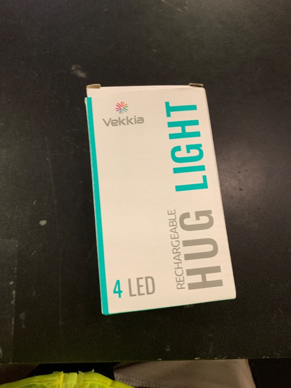 Photo 1 of Vekkia Rechargeable LED Neck Reading Light, Book Lights for Reading in Bed, 3 Brightness Levels, Flexible Soft Silicone Arms Comfortable Wear, Long Lasting. Great for Readers, Craft & Knitting,Black