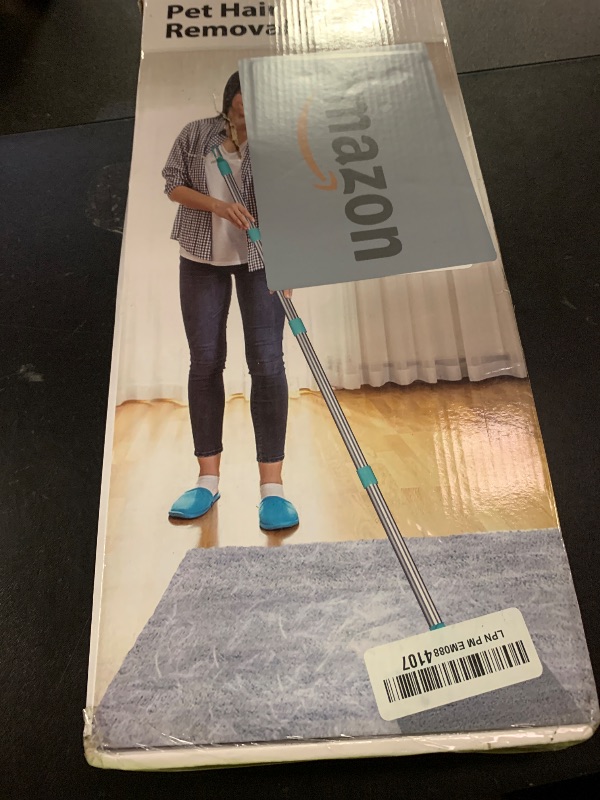 Photo 1 of Carpet Rake for Pet Hair Removal - Reusable Pet Hair Remover, 60” Adjustable Long Handle Cat Dog Carpet Rake Scraper with Patented Design, Dog Hair Rake Brush for Rugs, Mats, Couch
