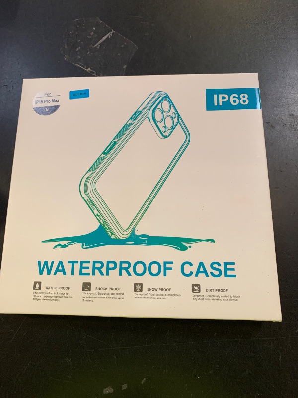 Photo 1 of AMILIFECASES for iPhone 15 Pro Max Case Waterproof - Built-in Privacy Screen Protector & HD Screen Protector [IP68 Underwater] Shockproof Dustproof Full Body Protection iPhone 15 Pro Max Phone Case