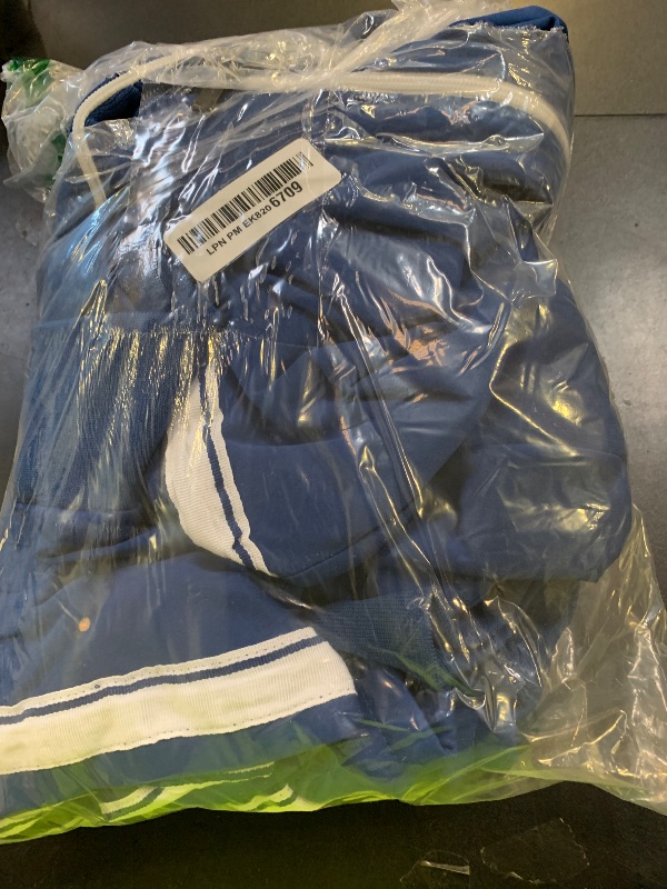 Photo 1 of BASICDOT Track Suits Mens 2 Piece Tracksuits Full Zip Sweatsuit Jogging Suit for Men Sweat Suit Blue JW-3606-3XL