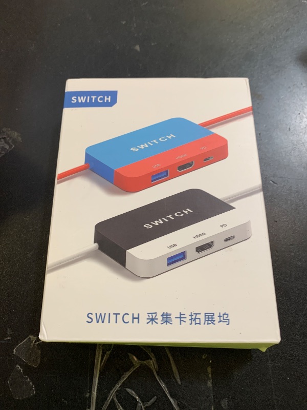 Photo 1 of 2 in 1 Switch TV Docking Station and Switch PC Capture Card for Nintendo Switch, 1080P 60FPS, Recommended Uses for Switch/PC/Mac/iPad/Steam/OBS