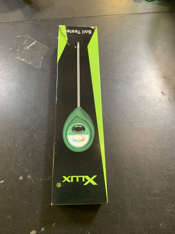 Photo 1 of XLUX Soil Moisture Meter, Plant Water Monitor, Hygrometer Sensor for Gardening, Farming, Indoor and Outdoor Plants, No Batteries Required