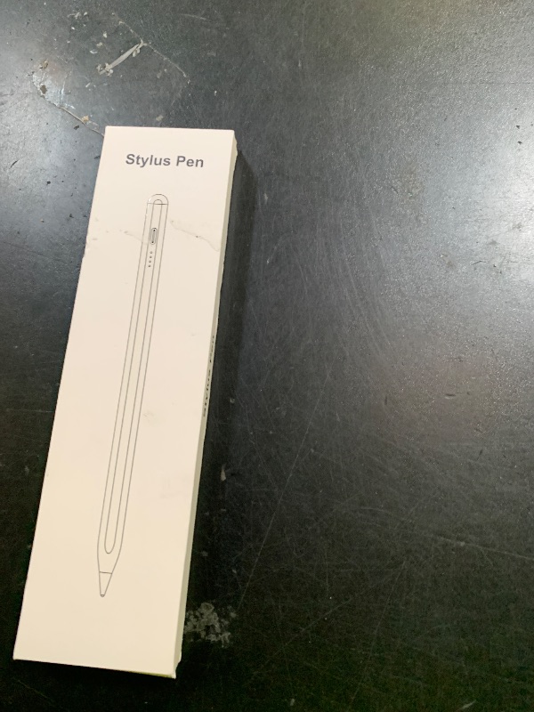Photo 1 of Stylus Pens for Touch Screens Power-Display Tablet Pen POM Tip Magnetic Digital Touch Pen Compatible with iPhone/iPad/iPad Pro/Lenovo/and Other iOS/Android Smartphone and Tablet Devices (White)