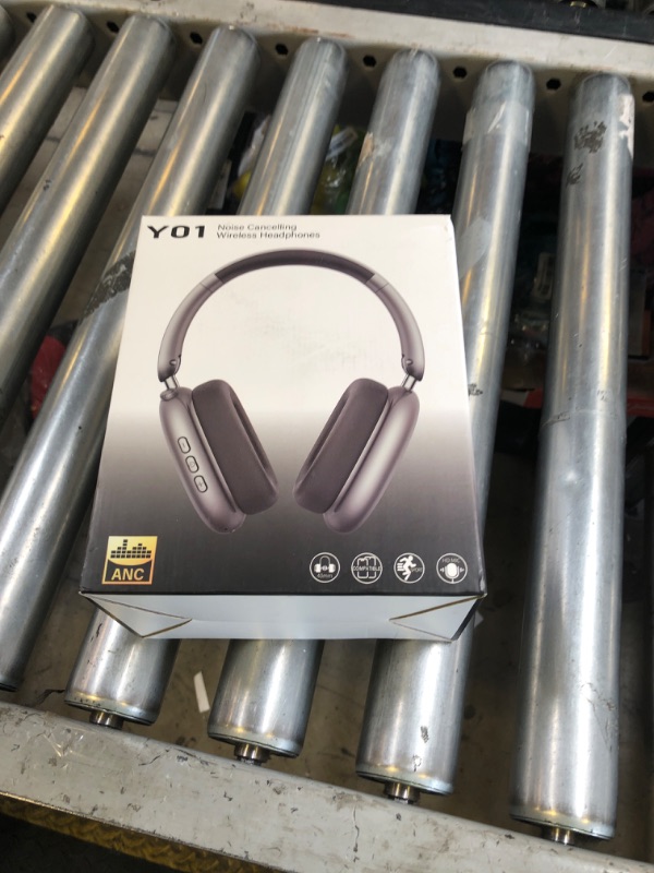Photo 1 of Wentronic Y01 Wireless Over Ear Headphones, Noise Canceling Bluetooth 5.3 Headphones with Microphones,Hi-Res Audio,48H Playtime,Foldable,Breathable Soft Earpads for iOS/Android/Samsung/PC-Space Grey