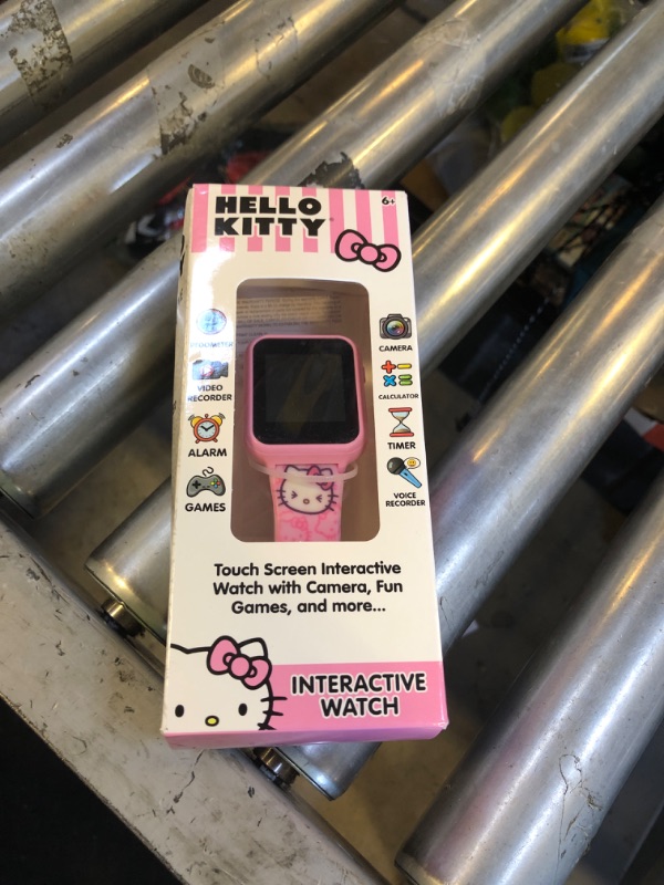 Photo 1 of Accutime Hello Kitty Kids Smartwatch - Interactive Touchscreen with 10 Watch Faces, Camera, Games, Alarm, Step Tracker & More - Fun Gift for Girls with Pink Silicone Strap - Fits Wrists 5.5'' to 8.0"