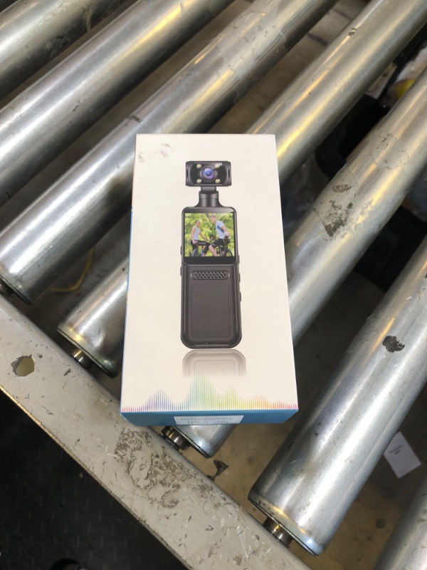 Photo 1 of Fenpos 128G 4K Body Clip Camera with Audio and Video Recording FHD Mini Handheld Body Worn Cam Portable Small Personal Camcorder Sport Action Outdoor Video Recorder.