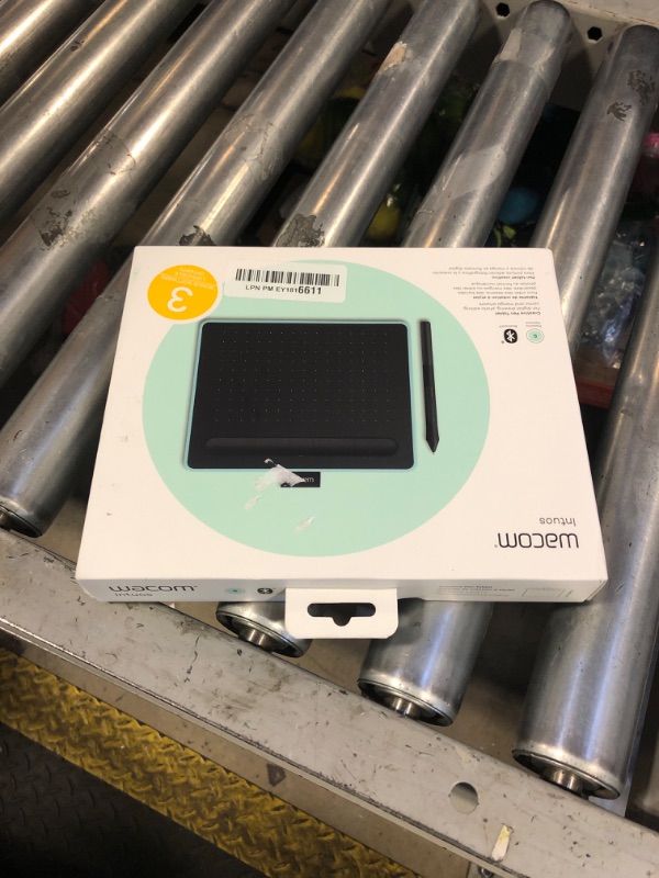 Photo 1 of Wacom Intuos Small Bluetooth Graphics Drawing Tablet, Portable for Teachers, Students and Creators, 4 Customizable ExpressKeys, Compatible with Chromebook Mac OS Android and Windows - Pistachio