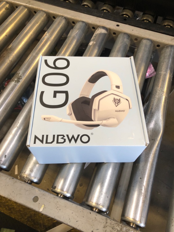 Photo 1 of NUBWO Wireless Gaming Headset, 5.3 Bluetooth Gaming Headphones for Ps5, Ps4 Fortnite & Call of Duty/FPS Gamers, PC, Ns, 2.4GHz Headphone with 100Hr Battery, Flip Noise Canceling Microphone - White