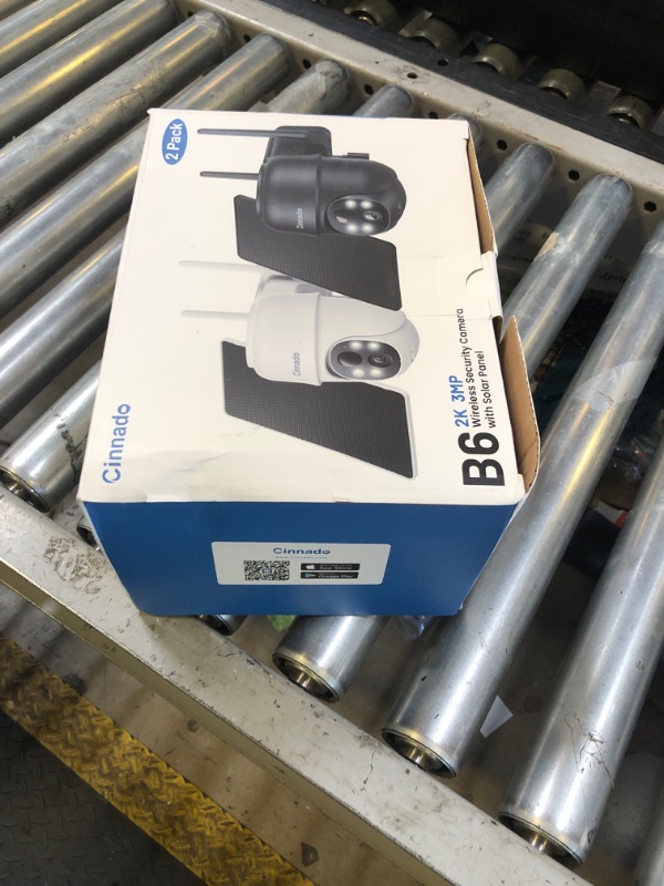 Photo 1 of 2K Cameras for Home Security-2.4G WiFi Outdoor Camera Wireless Solar/Battery Powered with solar panel, 360° Viewing, AI Human Detection, Color Night Vision, with SD Storage, Works with Alexa(2 Pack)