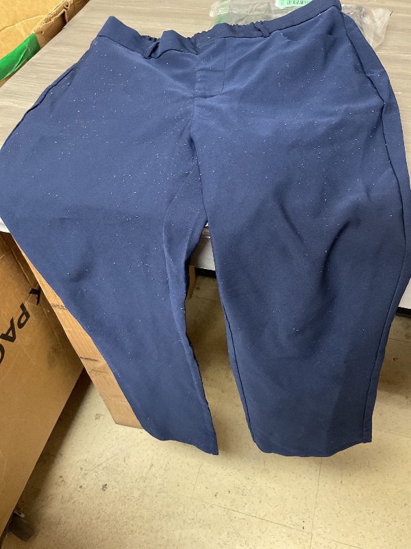 Photo 1 of GRAPENT Blue Pants Women's Business Casual Clothing Dark Blue Size Large US 12 to 14