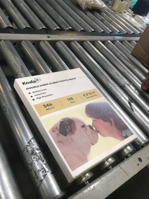Photo 1 of Koala Double Sided Inkjet Glossy Photo Paper 8.5X11 Inches Thick 54lb 100 Sheets Picture Paper for Inkjet Printer Dye Ink for Calendar Menu Printing 200gsm