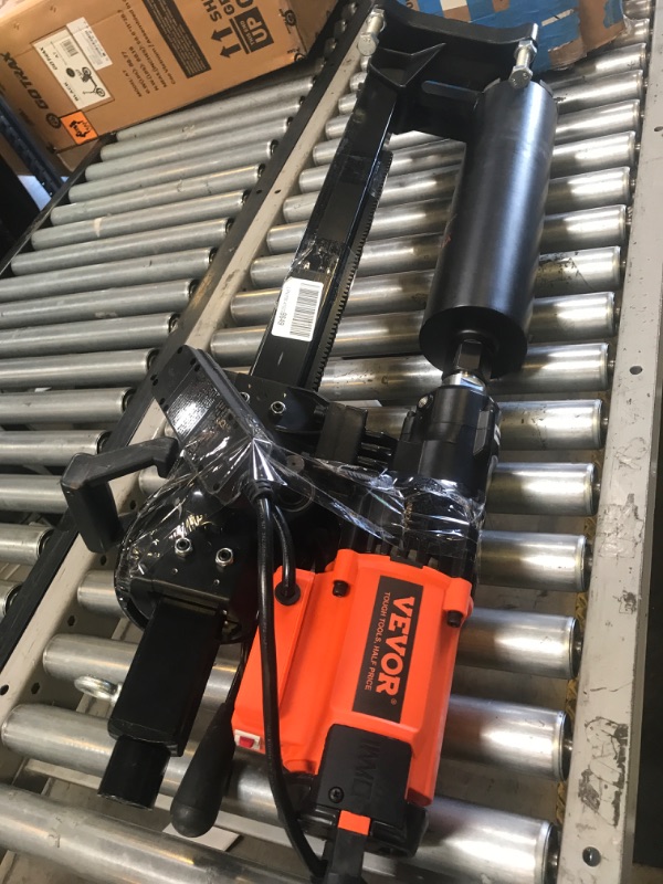 Photo 1 of VEVOR Core Drill Machine, 0.8-11.8in Drilling Diameter Diamond Core Drill Rig with Stand and Core Drill Bit, 3500W Rugged Concrete Core Drill, Wet and Dry Use, For Concrete, Brick, Marble
