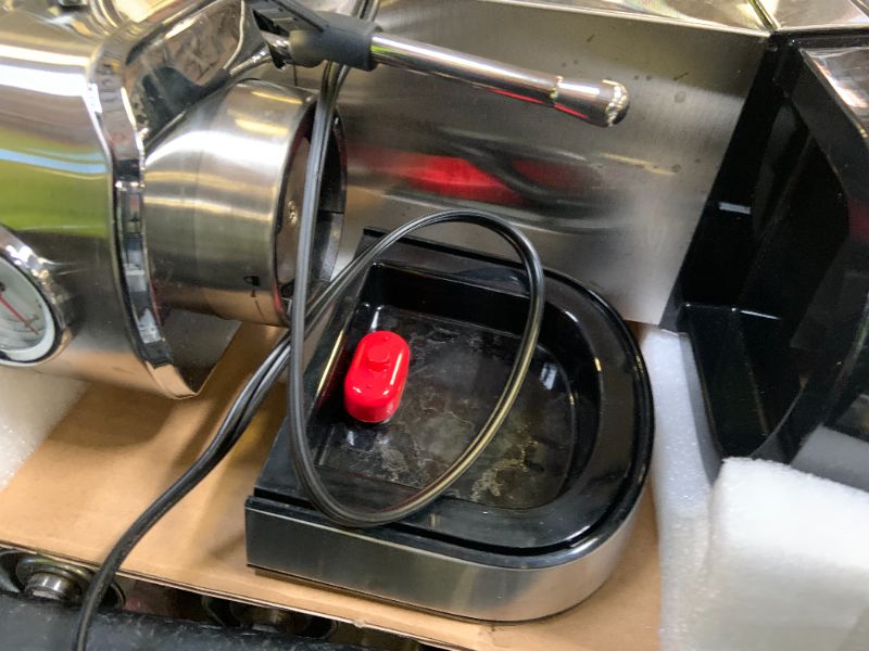 Photo 1 of CASABREWS CM5418 Espresso Machine 20 Bar, Compact Espresso Maker with Steam Milk Frother, Stainless Steel Coffee Machine with 34oz Removable Water Tank for Cappuccino, Latte, Silver