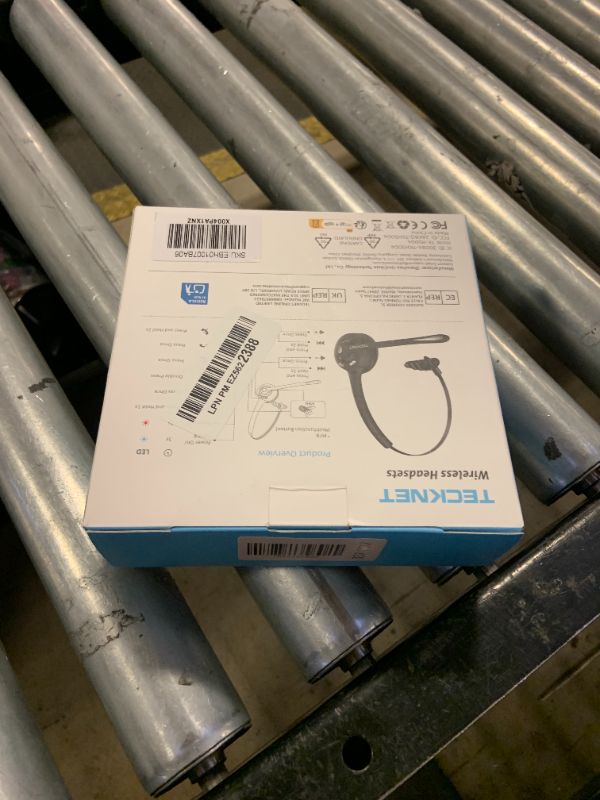 Photo 1 of TECKNET Bluetooth Headset, Wireless On Ear Headphones with Noise Cancelling Microphone for Trucker, Hand Free Wireless Headset with Mute Mic for Phone