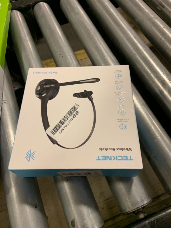 Photo 1 of TECKNET Bluetooth Headset, Wireless On Ear Headphones with Noise Cancelling Microphone for Trucker, Hand Free Wireless Headset with Mute Mic for Phone