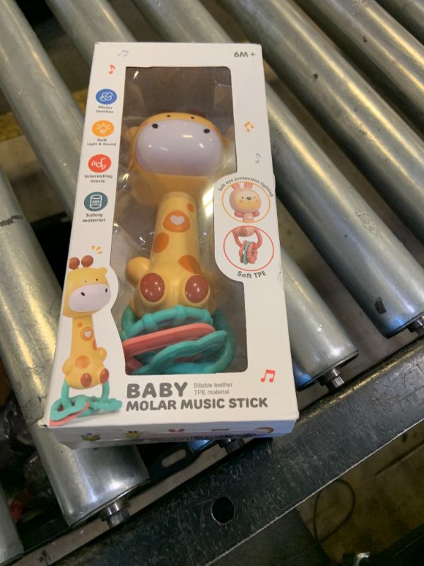 Photo 1 of Orzbow Giraffe Teether Toy, Baby Teething Toys & Rattle Ligh-Up, Musical Baby Toy 3-6-12-18 Months, Easy to Grip Sensory Toys for Toddlers Bpa-Free, Boy Gir Birthdays Gift