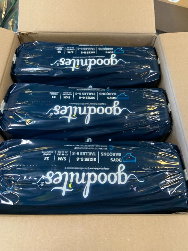 Photo 1 of Goodnites Boys' Bedwetting Underwear, Size S/M (43-68 lbs), 99 Ct (3 Packs of 33), Packaging May Vary