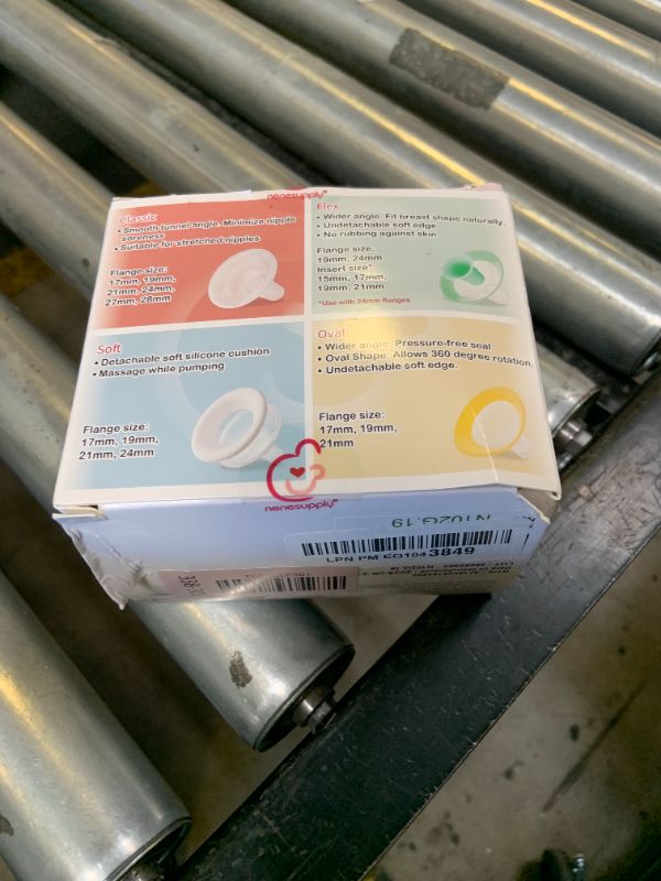 Photo 1 of Nenesupply 19mm Flanges Compatible with Medela Breast Pump Parts Replacement 19mm Flange for Medela Accessories. Work with Pump in Style Parts Symphony Parts Swing Maxi Harmony and Personalfit Flex