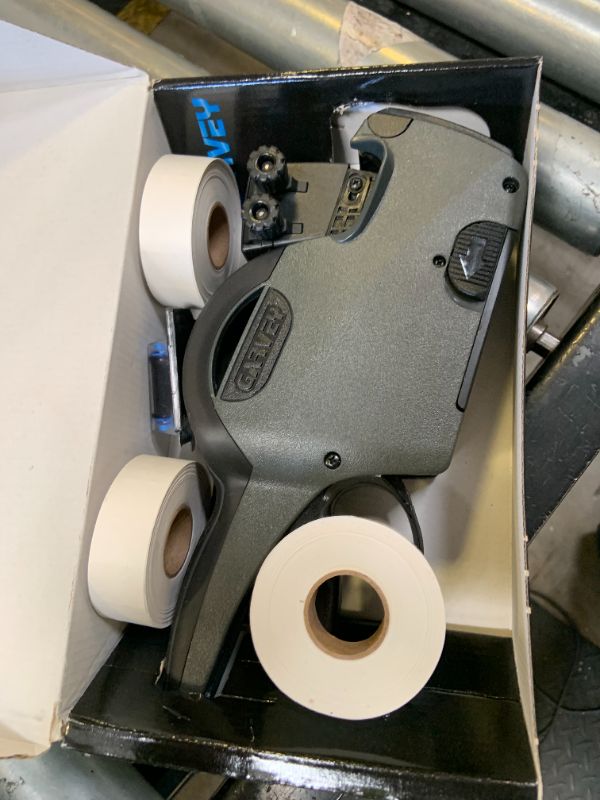 Photo 1 of Perco Garvey 22-66 Price and Date Marking Starter Kit — Includes Garvey 22-66 2-Line Labeler Gun, 4,000 White Pricing Labels and an Inker