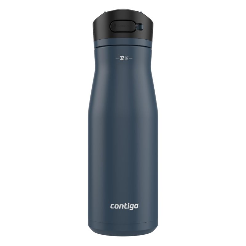 Photo 1 of Contigo Ashland Chill 2.0 Insulated Stainless Steel Water Bottle, 32oz, Blueberry
