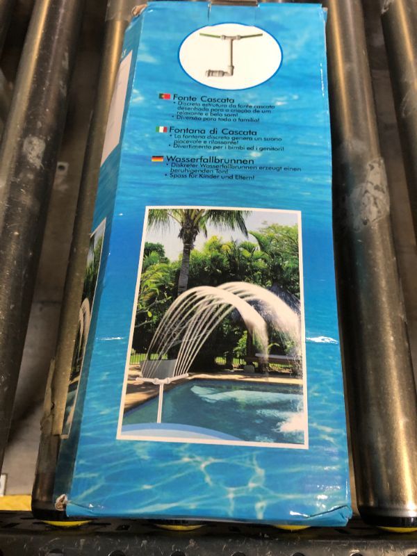 Photo 1 of Pool Fountain | Dual Spray Pool Sprayer Fountain, Swimming Pool Decor, 2-in-1 Adjustable Waterfall Pool Sprinkler Fountain for Above Ground/Inground Pools, Cooling & Relaxation, Swimming Pool SPA
