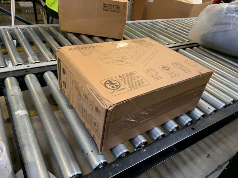 Photo 1 of SENNOUL Air Mattress Queen with Built in Pump - 2 Mins Quick Self Inflatable,16"/650lbs Max Blow Up Bed, All Night Stability No Lost Air?No Peculiar Smell for Camping,Home,Guests & Portable Travel