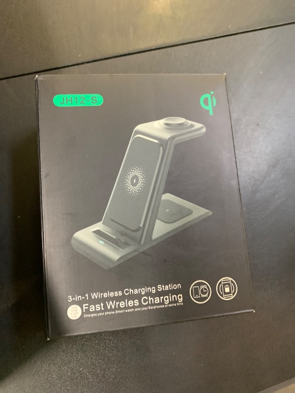 Photo 1 of Wireless Charging Station for Samsung Wireless Charger Galaxy Watch 8/7/6/5/4/3 Active 2/1 Stand Galaxy S25 Ultra/S25/S24/S23/S22/S21/Note20/10 Z Fold Flip 7 Galaxy Buds3/2 Pro/Live Multiple Devices