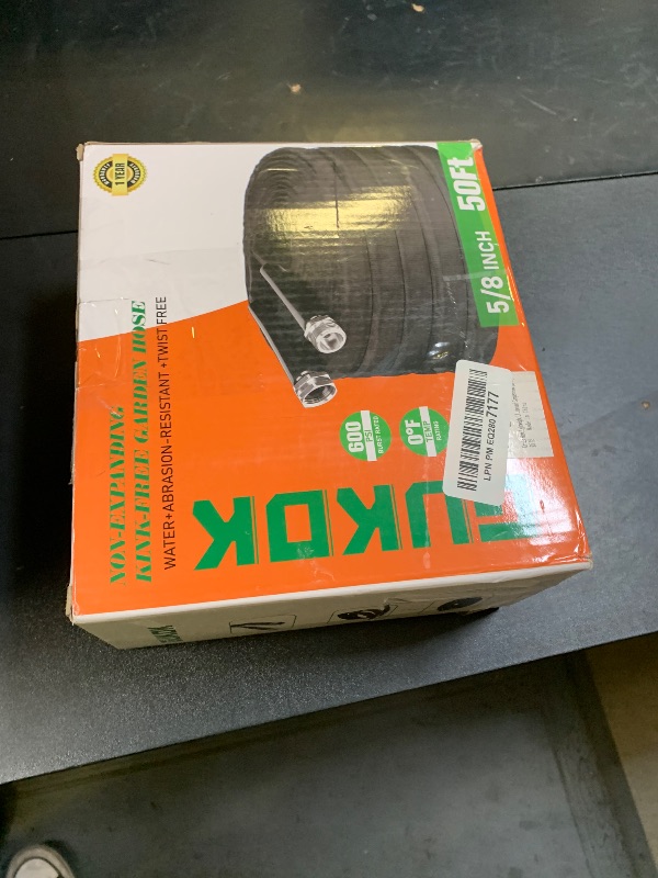 Photo 1 of GUKOK Garden Hose, Lightweight, Ultra Flexible, Durable, Kink-Free Garden Hose, RV, Marine and Camper Hose (50 FT)