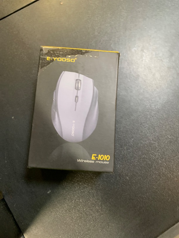 Photo 1 of E-YOOSO Wireless Mouse for Laptop, Portable Optical Computer Mouse, 6 Buttons, Cordless 2.4GHz with USB Receiver, 5-Level 4800 DPI, 18 Months Battery Life, for PC, Chromebook, Windows, Mac(Pink)