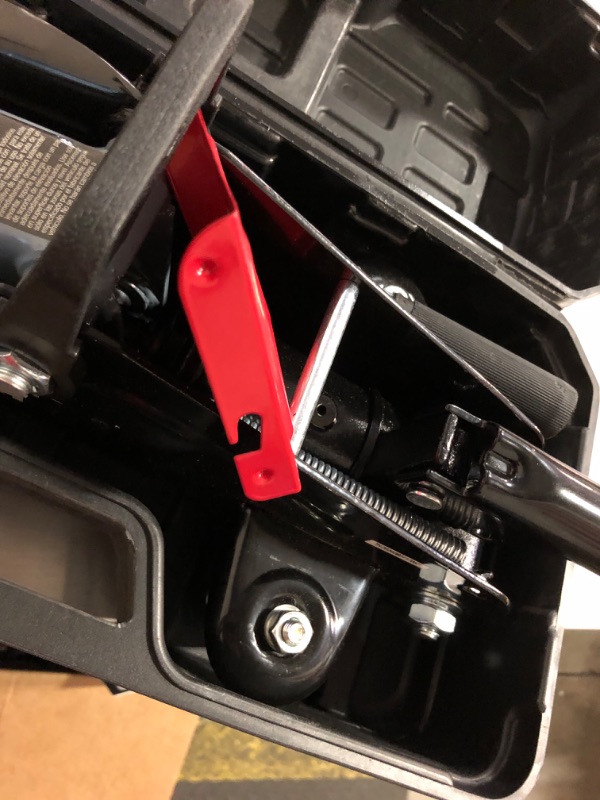 Photo 1 of Pro-LifT F-2315PE Grey Hydraulic Trolley Jack Car Lift with Blow Molded Case-3000 LBS Capacity, 12 Inch, Black