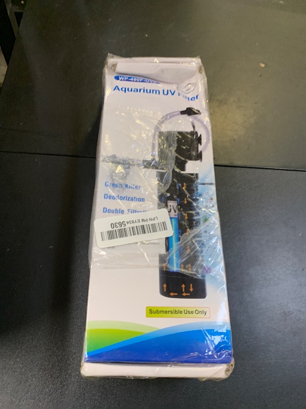Photo 1 of Aquarium Filter U-V w/Scientific 3,6,12,24H Timer 200GPH for 20-75Gal Fish Turtle Tank Bio Sponge Internal Filter Power Pump Deodorization Saltwater Freshwater Killing Green Clean Machine Air Supply