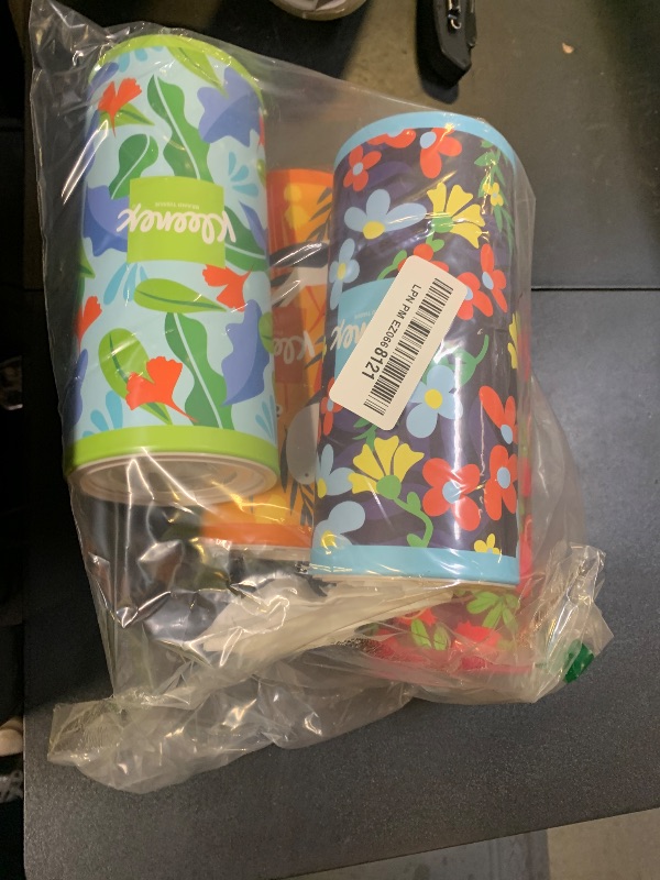 Photo 1 of Kleenex Perfect Fit Facial Tissues, 4 Cannisters, 50 Tissues per Can, 2-Ply (200 Total), Packaging May Vary