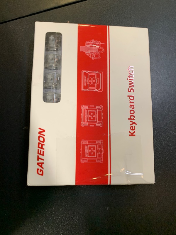 Photo 1 of GATERON Zero Degree Fully Silent Silver Keyboard Switches, Linear 0° Dual-Rail 45g Force SMD LED Key Switches Compatible for MX Mechanical Keyboard (35 PCS)
