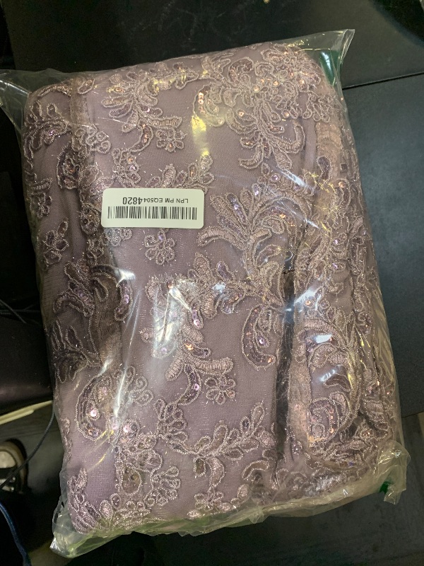 Photo 1 of Alex Evenings Women's Long Sleeveless Mother of The Bride Dress with Shawl Regular Sizes, Wisteria, 12 Petite