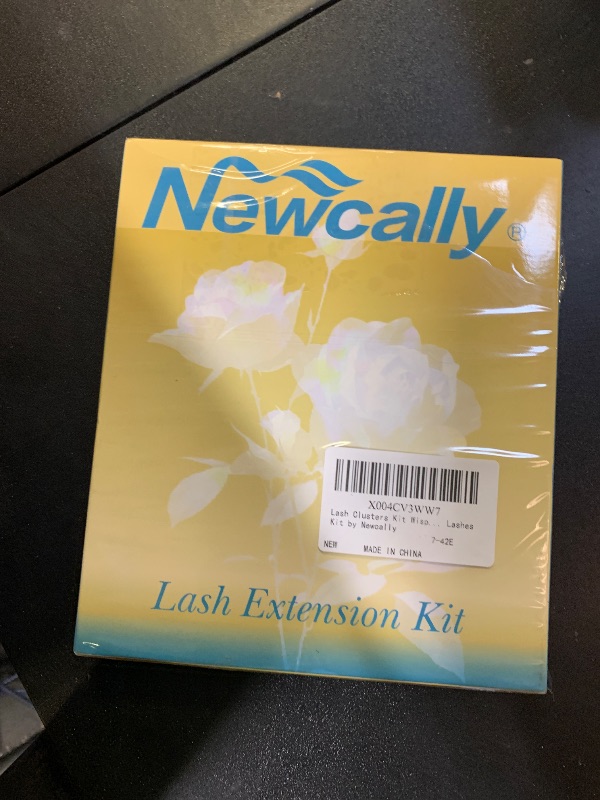 Photo 1 of Lash Clusters Kit Wispy Natural Cluster Eyelash Extension Kit DIY Lash Extension Kit C-curly 10-16MM Eyelash Clusters Volume Individual Lashes Kit by Newcally