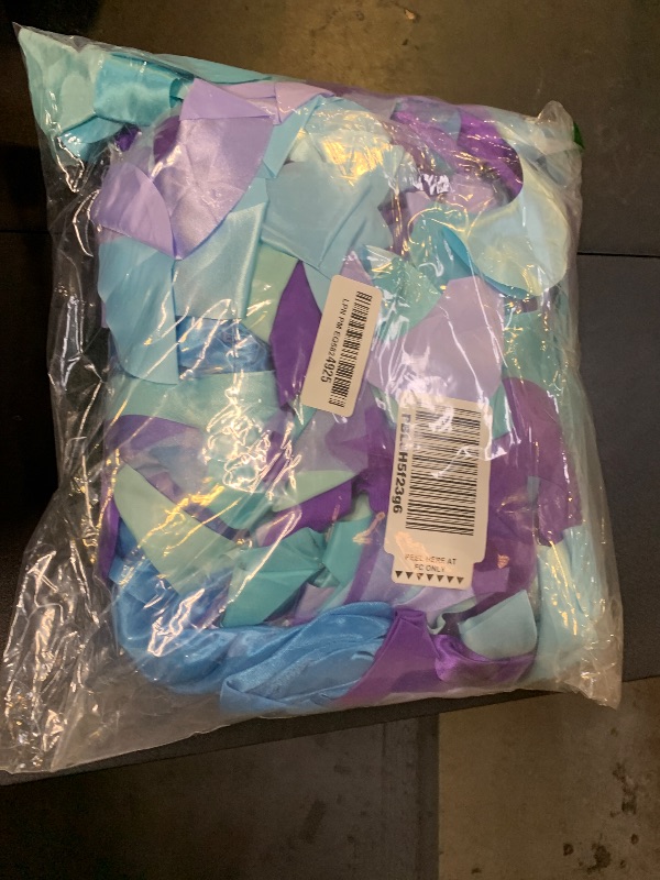 Photo 1 of leegleri 156Inch Long Mermaid Table Skirt, Tutu Table Skirt for Birthday Party, Baby Shower, Gender Reveal, Wedding Shower, Valentine’s Day, Prom