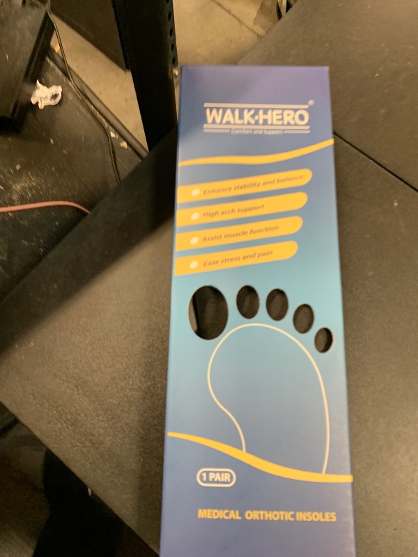 Photo 1 of Plantar Fasciitis Feet Insoles Arch Supports Orthotics Inserts Relieve Flat Feet, High Arch (Mens 10-10 1/2 | Womens 12-12 1/2)
